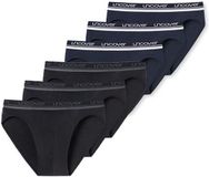 Schiesser Rio slips Uncover 6-pack blauw -zwart