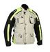 Bikers Gear Australia Hi Viz Safety Glowrider Motorfiets Waterdichte Jas Met Verwijderbare Thermische Liner Geventileerd En CE1621-1 Armour, Maat Medium
