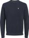 Jack & Jones Premium JACK&JONES JPRBLURYAN KNIT CREW NECK LS Heren Gebreide truien L Katoen Navy Blazer