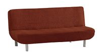 Eysa Aquiles Elastische Clic Clac Sofa Hoes 3-zits, Polyester-Katoen, Oranje, 37 x 29 x 9 cm