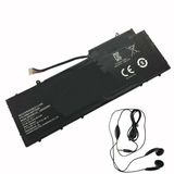 amsahr LBG622RH-03 vervangende batterij voor LG XNOTE LBG622RH Series (3.7V, 8.0AH/29.6Wh), omhulling stereo oortelefoon zwart