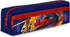 Spider-Man Étui / Sac à crayons pour l'école - 22 x 9 CM - Rouge / Bleu