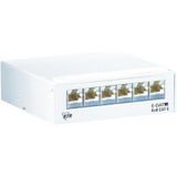 METZ CONNECT 130862-11-E Patch Panel - 6 Ports - Cat6 - RJ-45 - 10 Gigabit Ethernet - Grey