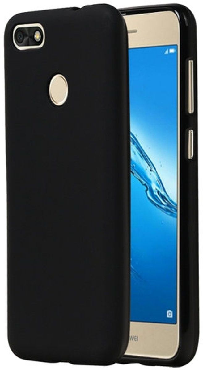 Best Cases Zwart TPU back case cover Hoesje voor Huawei P9 Lite Mini