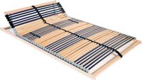 Maison Exclusive - Sommier à lattes sans matelas avec 42 lattes 7 zones 100x200 cm