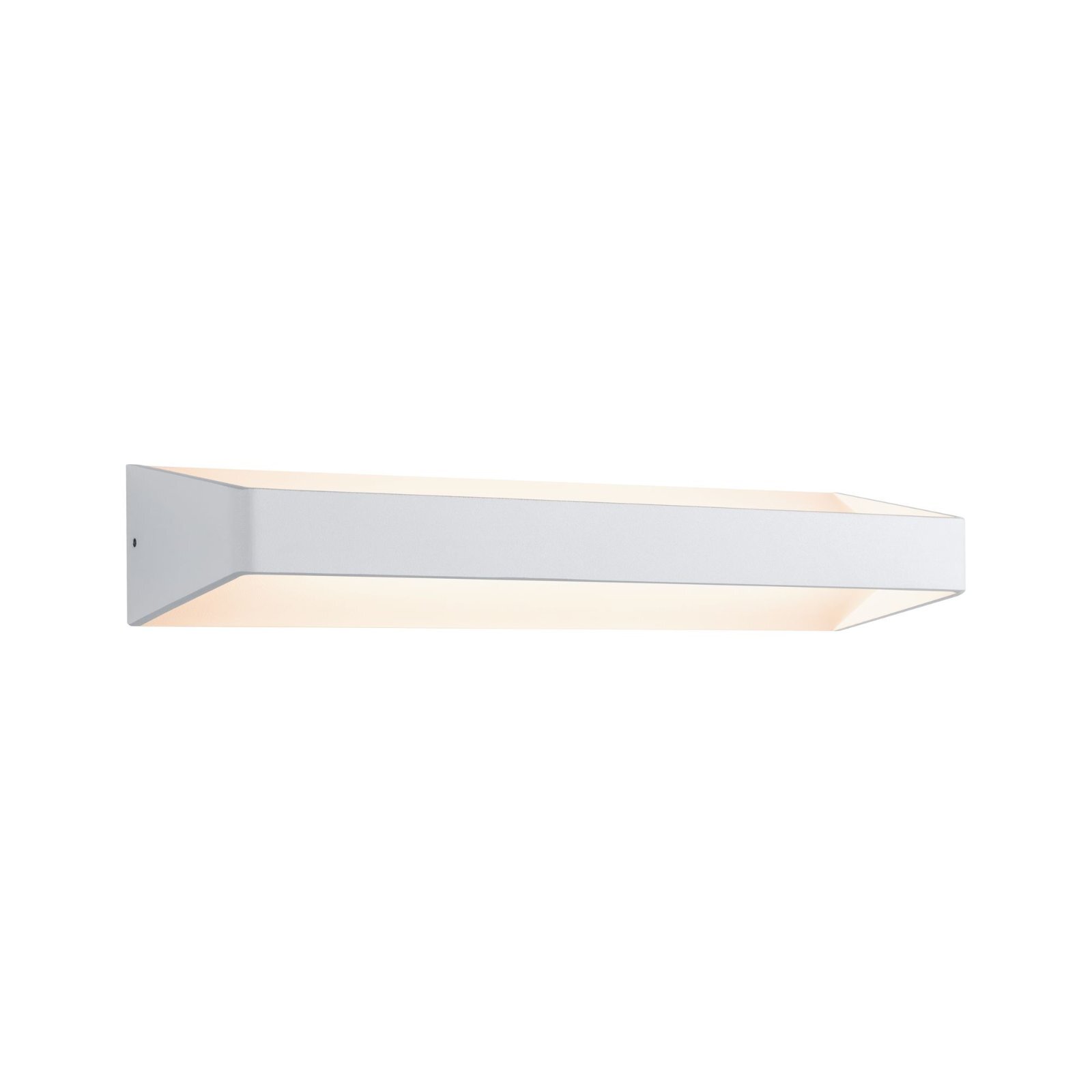 Paulmann 70791 LED plafondlamp wandlamp bar hoekig incl. 1x10,5 Watt plafondlamp wit woonkamer lamp aluminium hal lamp 2700 K