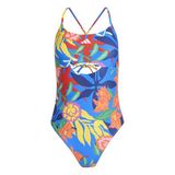 Adidas Sportswear Mexicana Florals Tie-Back Badpak - Dames - Blauw