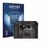 Savvies 3 Stuks Screenprotector - Geschikt voor Ulefone RugOne Xever 7 Pro (ALLEEN Camera Lens) - Beschermfolie Glas Transparant