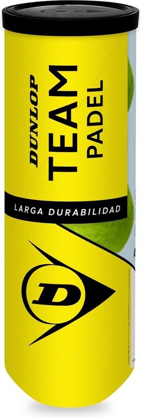 Dunlop Padel Team Padelballen - 1 Blik met 3 ballen