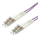 ROLINE Glasvezelkabel 50/125µm OM4, LC/LC, Low-Loss-Connector, 5m, Violet