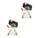 Engelhart Tafeltennis - 2x Set - 2 batjes en 3 balletjes - pingpong set - tafeltennisspel
