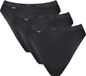 Sloggi Basic+ Tai 3p Slip Femme (pack de 3), Noir (Black), 1