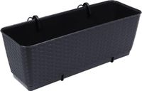 Monzana Balkon Plantenbak Antraciet 12Ltr