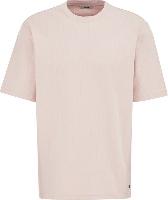 WE Fashion Heren relaxed fit T-shirt Lichtroze Katoen XXXL