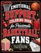 Emotional Support Basketball Coloring Book