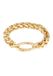 Elli - Armband - Dames Schakels Basis Ringsluiting Goudkleurig - Dames