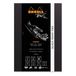 RHODIA TOUCH 116111C - Bloc Black Maya Pad - A5 - Cross Liniëring - 50 Vellen - Clairefontaine Maya Zwart Papier 120 g/m² - Voor Kalligrafie en Nauwkeurig Tekenen met Potlood, Liner, Vulpen
