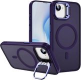 Selected by GSMpunt.nl Hoesje Geschikt voor Apple iPhone 16e - Back Cover met Standaard - Camera Kickstand - Paars
