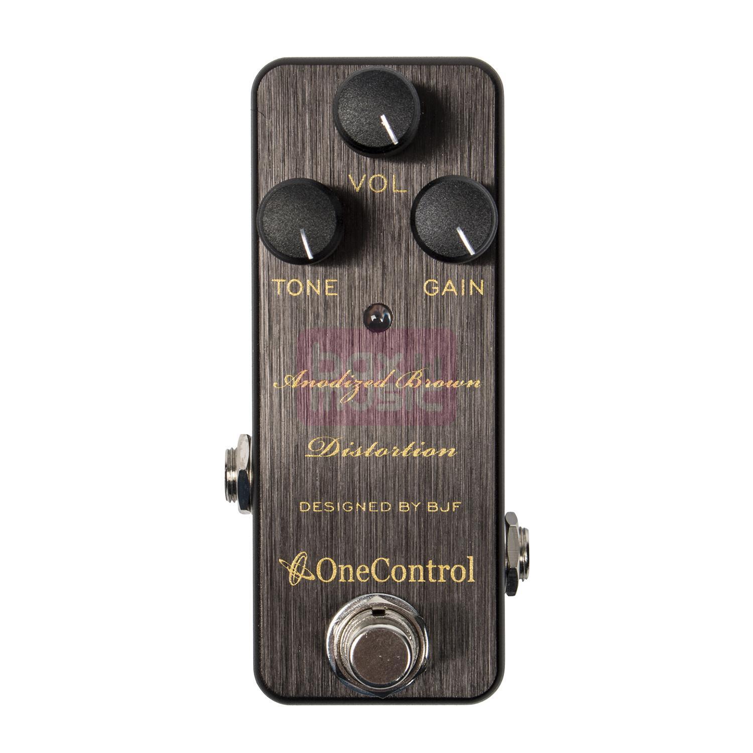 One Control Anodized Brown Distortion pedaal