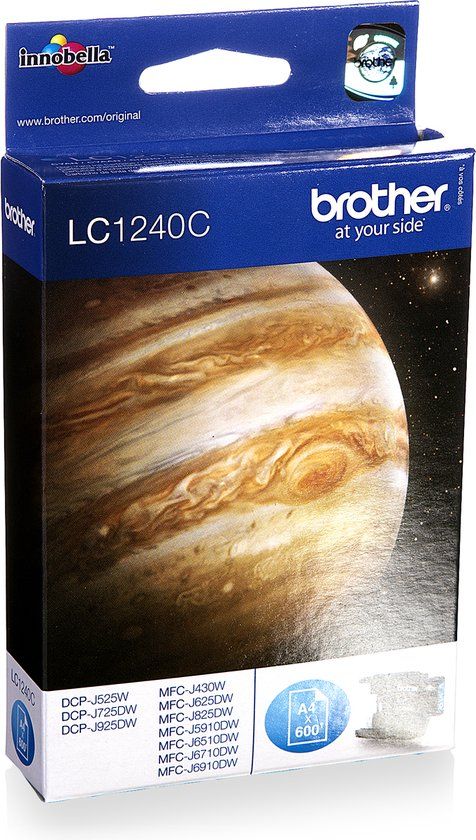 Brother LC-1240C single pack / cyaan