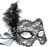 Guilty GP Venetian Eye Mask Zwart