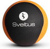 Sveltus Medicijnbal Rubber Zwart/Geel - 3kg