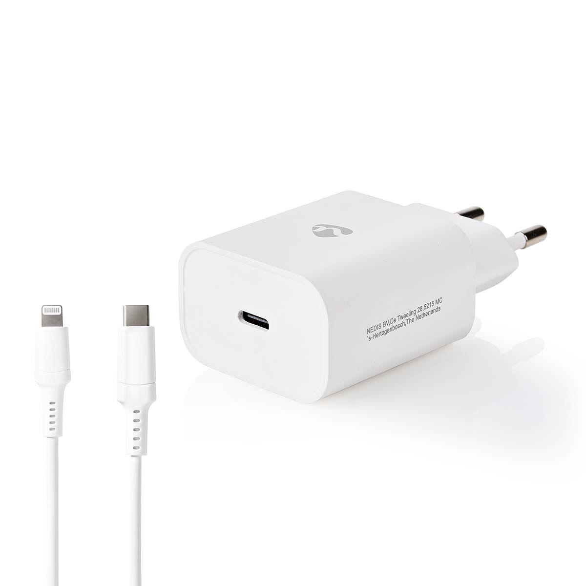 Nedis WCPDL20W112WT - Oplader voor mobiele apparatuur - Wit