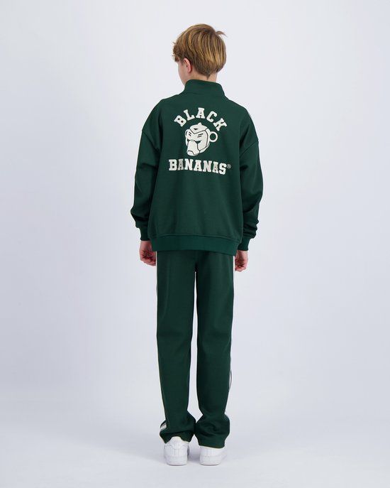 Black Bananas KIDS TAPED VARSITY TRACKSUIT Green Unisex Katoen
