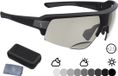 BBB Cycling Impulse Reader PH Photochromic Cycling Glasses - Sunglasses with Photochromic Lenses - Sports Glasses +2.5 - Matte Black - BSG-64PH
