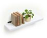 Merkloos / Sans marque Relaxdays Wandplank zwevend - 4 x 100 x 23 cm - wit