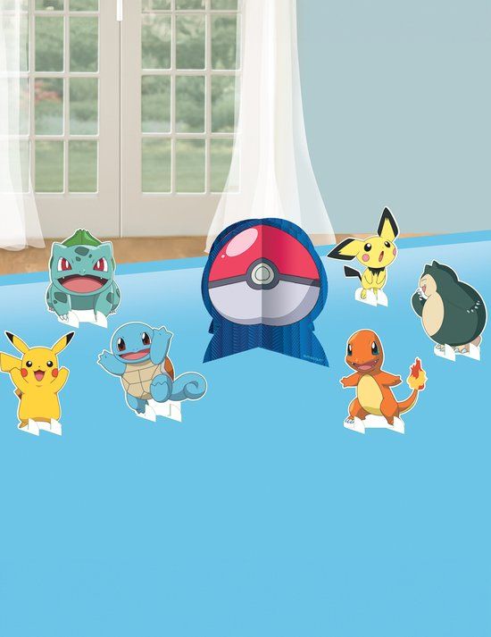 RIETHMULLER - 7 Pokémon tafeldecoraties