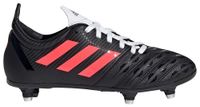 ADIDAS Malice Junior SG rugbyschoenen, zwart/roze, maat 37 1/3, artikelnummer FU8212