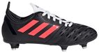 ADIDAS Malice Junior SG rugbyschoenen, zwart/roze, maat 37 1/3, artikelnummer FU8212