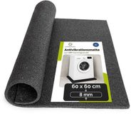 Garronda Antivibratiemat 60 x 60 cm – 8 mm SBR-rubbergranulaat – Onderlegmat voor Wasmachine en Droger – Geluids- en Trillingsdempend – Antislip – GD-0251