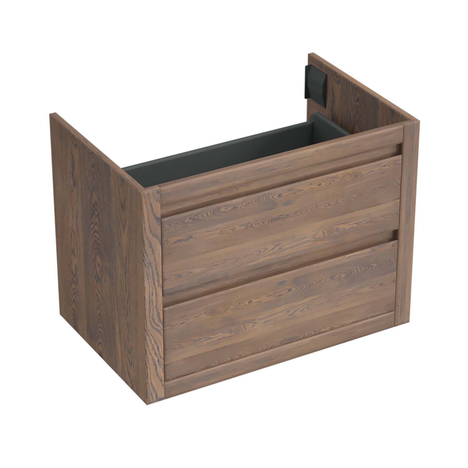 Forzalaqua Gela Onderkast - 80x51x60 cm - 2 Softclose Lades - Eiken Havanna