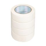 Noa Home Deco 4 rollen schilderskape, 30 mm x 50 m, crêpeband om te schilderen en te decoreren, universele schildertape, beige