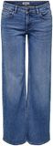 ONLY Wide-leg jeans ONLJUDY-O Low waist Straight fit Jeans Medium Blue Denim