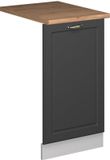 Vicco Fame-Line Vaatwasserfrontpaneel – 45 cm, WB Eik Anthrazit-Gold Landhaus