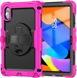 Selected by GSMpunt.nl Lenovo Hoes met ingebouwde Screenprotector Geschikt voor Lenovo Idea Tab / K11 Gen 2 | Inclusief 360° Draaibare Handriem en Schouderriem | Roze