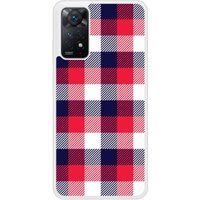 Xiaomi Bedrukt siliconen hoesje compatibel met Redmi Note 11 Pro, Xiaomi Redmi Note 11 5G Tartan Tricolor