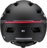 Bypoint Urban LED Fietshelm (U-ERT) - Mat Zwart - Medium (54-58 cm)