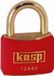 Kasp K12440REDD Hangslot 40 mm Verschillend sluitend Goud-geel Sleutelslot