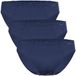 AMMANN Slip Cotton & More Mini Slip 3P Set van 3 Donkerblauw XXL