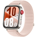 Strap-it Huawei Bracelet nylon Wave Huawei Watch Fit 4 Pro (rose pâle)