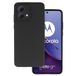 Motorola Housse arrière, mat, pour Motorola Moto G84 5G, noir