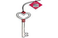 Egan Keramische sleutel, wit en rood, uniek