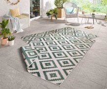 Bougari Modern vloerkleed Malta 103131 120x170 cm Groen & CrÃ¨me