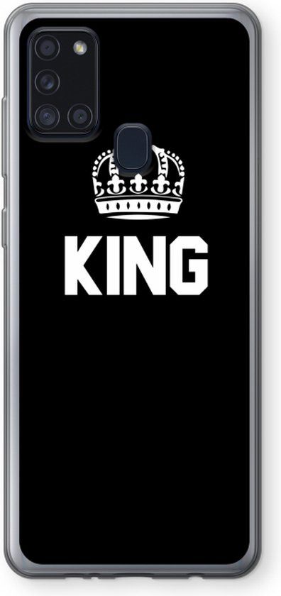Case Company Samsung Galaxy A21s Case - King Black Soft Cover