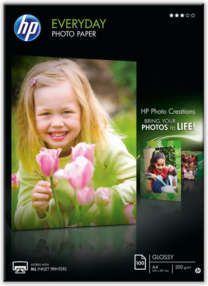 HP Q2510A Fotopapier Everyday - A4 / 200g/m - Wit