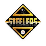 Rico Industries NFL Pittsburgh Steelers Metal Crossing Sing
